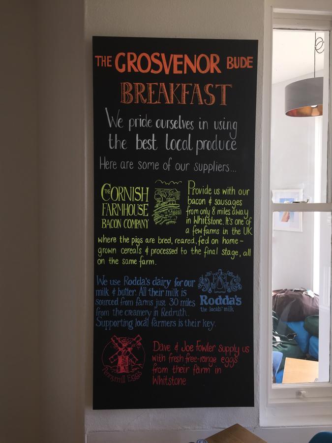 The Grosvenor Guest House Bude Dış mekan fotoğraf